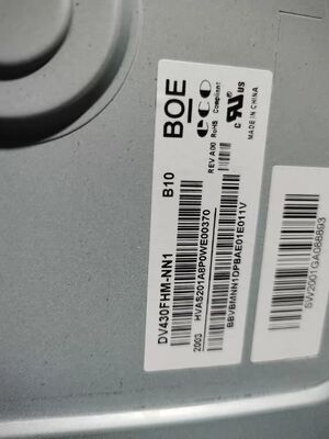 ভালো দাম BOE 43 ইঞ্চি প্রসারিত এলসিডি ডিসপ্লে DV430FHM-NN1 400cd / m2 উজ্জ্বলতা 1920 * 1080 পিক্সেল রেজোলিউশন এবং 51 পিন সংযোগকারী সহ অনলাইন