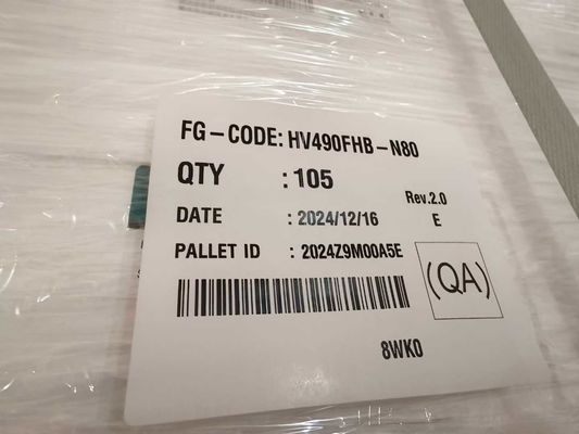 ভালো দাম বো 49 ইঞ্চি এলসিডি ডিসপ্লে প্যানেল HV490FHB-N80 1920 * 1080 পিক্সেল রেজোলিউশন 51 পিন সংযোগকারী এবং 500cd উজ্জ্বলতা সহ অনলাইন