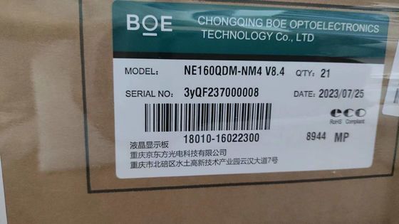 ভালো দাম BOE 16 ইঞ্চি ডেস্কটপ এলসিডি প্যানেল NE160QDM-NM4 2560*1600পিক্সেল 188ppi 1250CD/M2 3.3V বহিরঙ্গন উচ্চ উজ্জ্বলতা এলসিডি প্যানেল অনলাইন