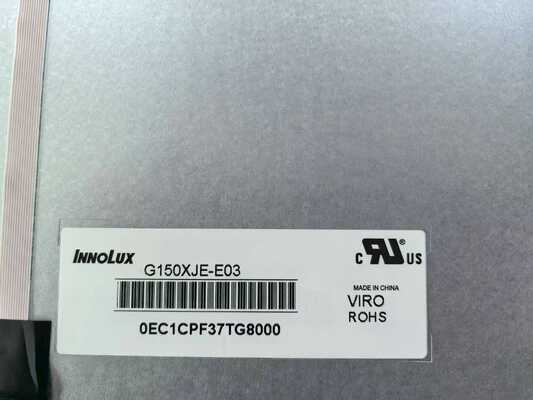 ভালো দাম ইনোলাক্স 15 ইঞ্চি ইন্ডাস্ট্রিয়াল এলসিডি ডিসপ্লে প্যানেল G150XJE-E03 1024 * 768 পিক্সেল সহ 450 সিডি / মি 2 উজ্জ্বলতা এবং 70K ঘন্টা কাজের জীবন অনলাইন