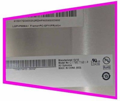 ভালো দাম ১২৮০*১০২৪ পিক্সেল ৩০ পিন ইন্ডাস্ট্রিয়াল এলসিডি স্ক্রিন, উচ্চ উজ্জ্বলতা এলসিডি ডিসপ্লে G170ETN010 অনলাইন