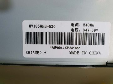 MV185WHB-N20 84PPI 30 পিন BOE 18.5 ইঞ্চি এলসিডি ডিসপ্লে প্যানেল