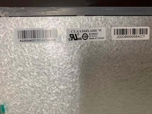 এলসিএম সিপিটি ইন্ডাস্ট্রিয়াল এলসিডি প্যানেল 10.4 ইঞ্চি 220cd/M2 1024*768 123PPI CLAA104XA02CW